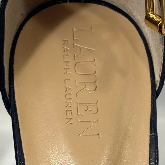 Lauren Ralph Lauren Sleek Navy Heels - Picture 8 of 12